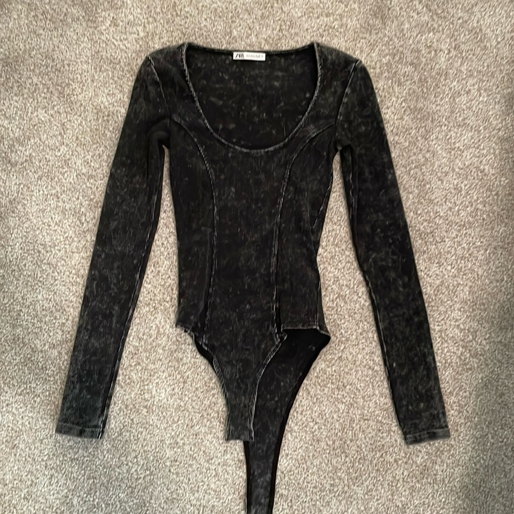 Zara long sleeve bodysuit